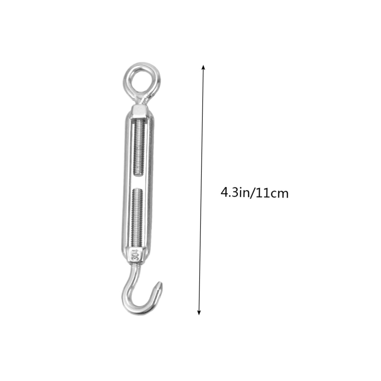 CIYODO 5pcs M5 Stainless Steel Flower Basket Screw for Wire Rope Tensioning Cable Tightener Tensioner Bloom Bolt Tension Turnbuckle