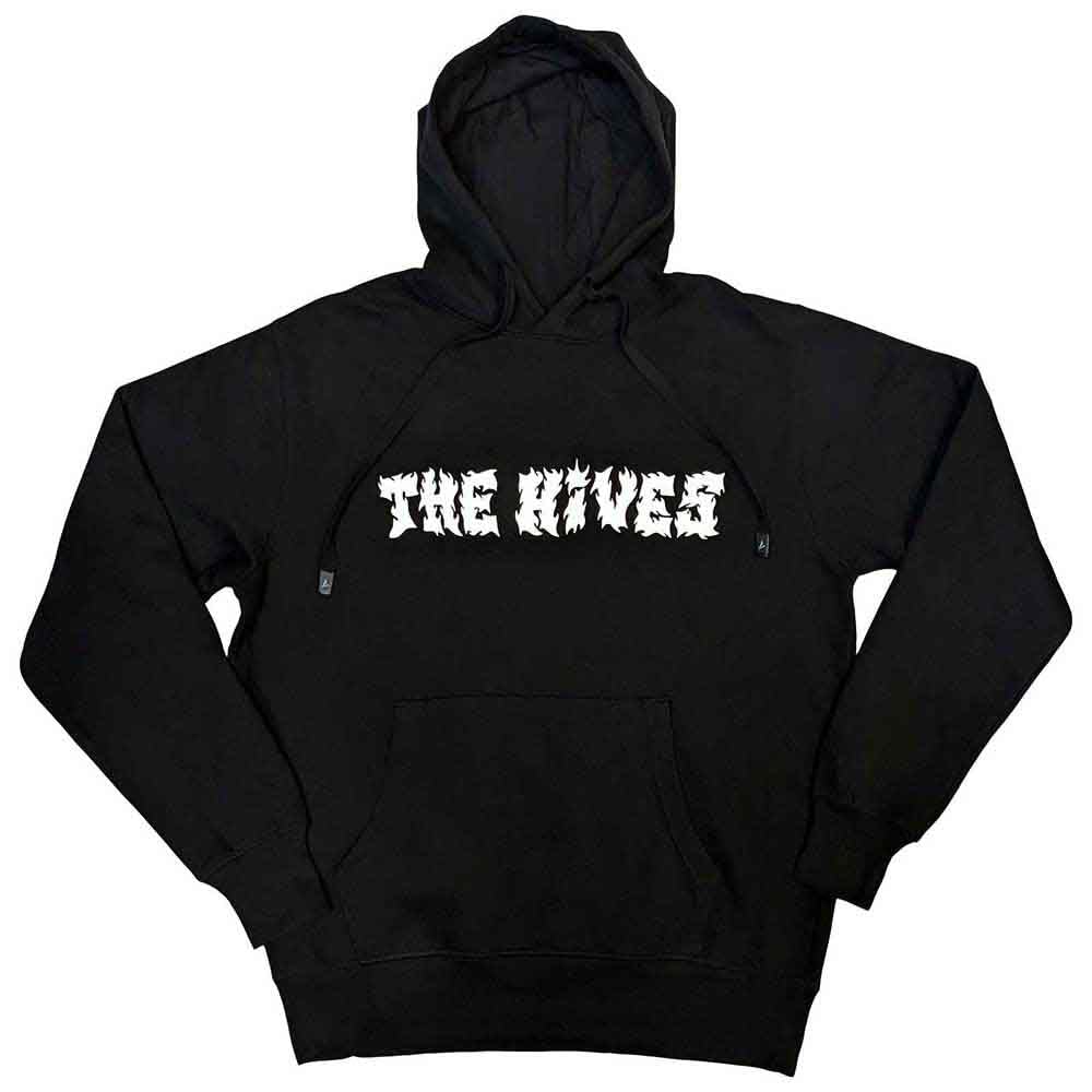 Rock Off officially licensed products The Hives Flames Band Logo Pullover Hoodie M Black