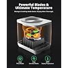 AIRMSEN 4L Electric Composter for Kitchen, 3H Rapid Composting, 320F Drying, Built-in Serrated Blade and 2 Odorless Filter, White