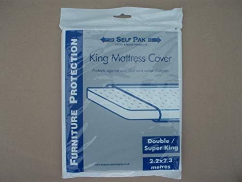 MATTRESS COVER Double/King/Superking for Moving or Storage (Large Polythene bag). It is manufactured to the standard required by Removal Companies and is sufficiently strong for normal use.
