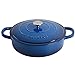 Crock-Pot Crock Pot Artisan Enameled Cast Iron Braiser W/Lid, 5 Quart, Sapphire Blue