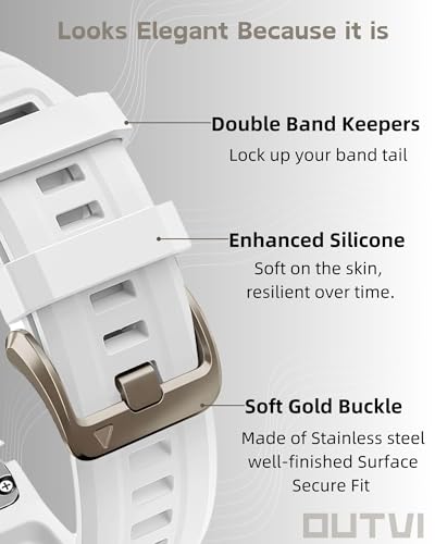 Bracelet interchangeable 20mm Garmin Fenix 7s 6s 5s Epix Pro 42mm - 3