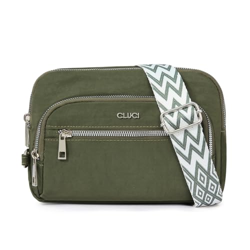 Image of CLUCI Anti Theft Crossbody Bags for Women Travel Small Crossbody Bag Purses for Women RFID Nylon Belt Bag