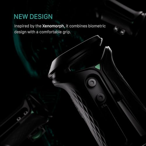 Image of Tilta Xeno Side Handle for Filmmakers & Cameras - Titanium Gray | Secure Connection & Helps Prevent Rotation | Adjustable Height | Textured Silicone Grip | Convenient Assembly (Dual 1 /4″-20)