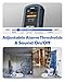 AEGTEST AWT-380 Rechargeable Pinless Moisture Meter for Wood, Drywall & Masonry, Wood Moisture Meter with Color Display, Adjustable Alarm, Data Records, Non-Destructive Water Leak Detector for Home