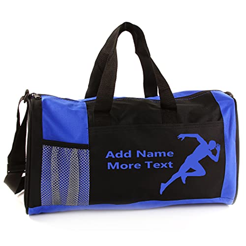 KishKesh Custom Sport Duffel Bag 18x10x8, Blue