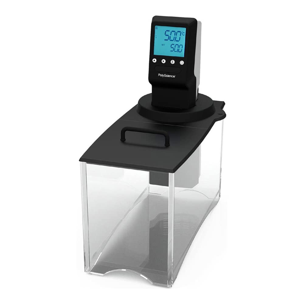 PolyScience MX11P100-A12E Polycarbonate Open Bath System with MX Temperature Controller, 11 L Capacity, 240V/50 Hz