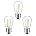 Produktbild BRTLX S14 E27 LED Glühbirne Edison Lampe 2W Ersetzt 20Watt 150 Lumen 2700K Warmweiß 220V AC 360 Grad Abstrahlwinkel 3per Pack