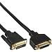 Produktbild InLine 17773P DVI-Kabel, 2 m, DVI-D, Schwarz  DVI-Kabel (2 m, DVI-D, DVI-D, Schwarz, männlich/weiblich Anschluss)