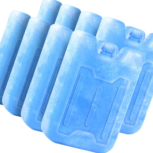 Image of Ice Packs for Lunch Boxes Cooler Tote Bags Reusable Refreezable Cold Slim Large Cheap Hard Protable Icepacks for Bento Shipping Beach Camp Car
