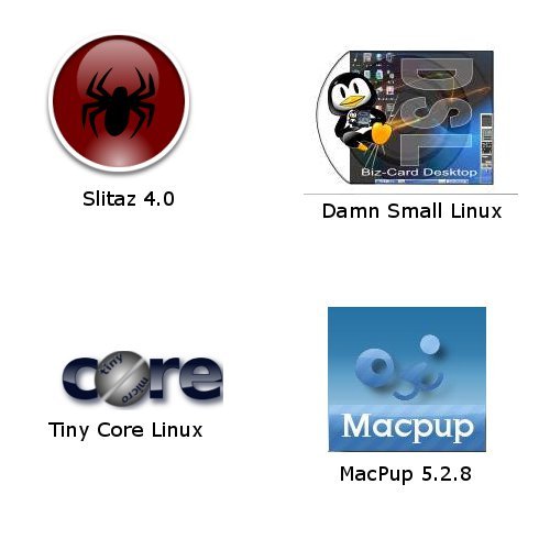 Lightweight Linux Pack - Slax, Puppy Linux, Macpup, Slitaz, Tinycore, Dsl - All On One Bootable Linux Cd #TOP1