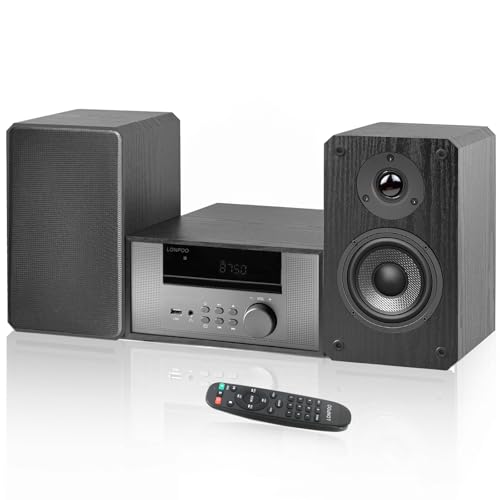 LP-609 100W Hi-Fi CD Stereo Shelf System with Bluetooth & FM