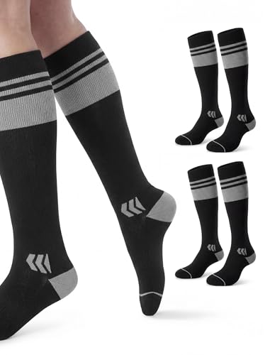 Momcozy Compression Socks for Women, 20-30 mmHg for Flying, Travel & Sports