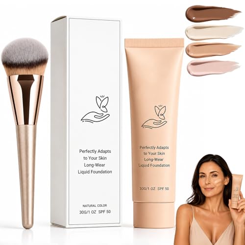 Image of Luxe Foundation Colour Changing SPF 50, Luxe Foundation For Mature Skin, Medium Coverage, Buildable Formula, Lightweight Texture, Long-Lasting Natural (Medium)