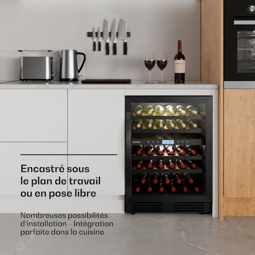 Verosteel Cave À Vin Intégrée 2 Zones Réfrigérées 129 Litres 43 Bouteilles 60 Cm - vue 4