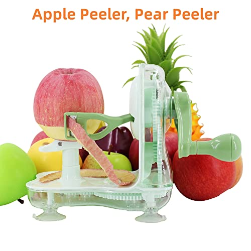 Effortlessly Peel, Slice, And Core Apples And Pears With Fdtqp Apple Peeler Slicer And Corer - 16 Wedge Apple Cutter Included #TOP4