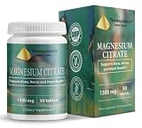 Health Pyramid Magnesium Citrate Tablets 1300 Mg High Potency Magnesium Vitamins for Women and Men M