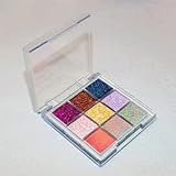 SZDYM Professional super multi-chrome 9 color eyeshadow palette,long-lasting and handmade chameleon eyeshadow,100% Vegan and Cruelty Free with special colors,Super Smooth and Highly Pigmented (#04)