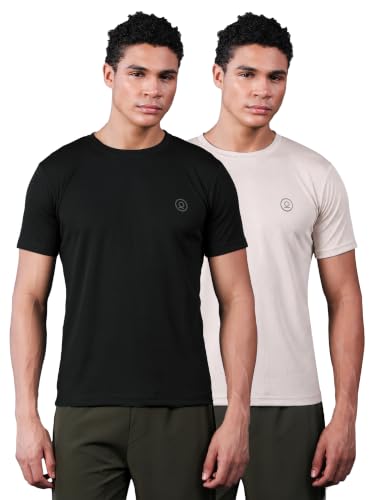 Image of CHKOKKO Gym T Shirts for Men Workout Activewear Solid Quick Dry Sports Tshirt for man Breathable Lightweight Half Sleeve Regular Fit Round Neck Running Boys T Shirt