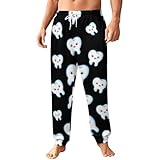 Teeth Dentist Dentistry Dental Mens Athletic Workout Jogger Sweatpants for Men with Pocket and Drawstring S