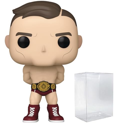 POP WWE: Gunther Funko Vinyl Figure (Bundled with Compatible Box Protector Case), Multicolor, 3.75 inches