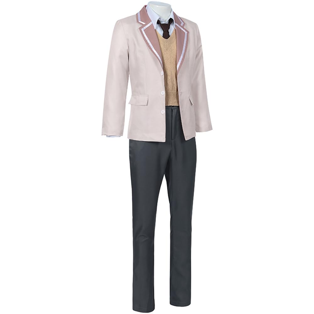 Kuze Masachika kostium cosplay, anime, cosplay, mundurek szkolny, pełny zestaw z peruką, Halloween, Boże Narodzenie, do odgrywania ról, stroje dla mężczyzny