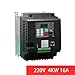 EXQWKL Industrial-Grade 220V VFD 1.5KW-7.5KW Featuring Modular Design & PID Closed-Loop Control for Pump/Fan Applications Input Voltage 1 Phase 220V(220V 4KW)
