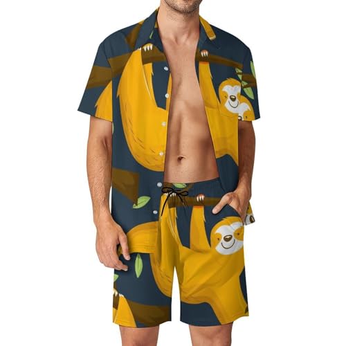 Chemise hawaïenne homme avec short et pantalon de plage S