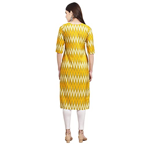Image of Pinkmint Women's Crepe Digital Print Straight Kurta