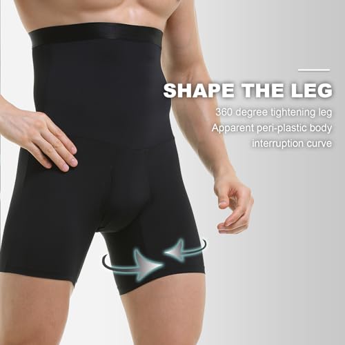 Mens Shapewear Tummy Control Shorts Compression, Slimming Body Shaper Boxer Briefs Underwear3