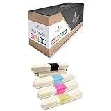 Contenu de la livraison et portée : 5 toners (1 jaune/jaune avec environ 1 500 pages, 2 cartouches noir/noir d'environ 2 200 pages, 1 x rouge/magenta avec environ 1 500 pages, 1 x bleu/cyan avec environ 1 500 pages), données de capacité à 5 % de couverture