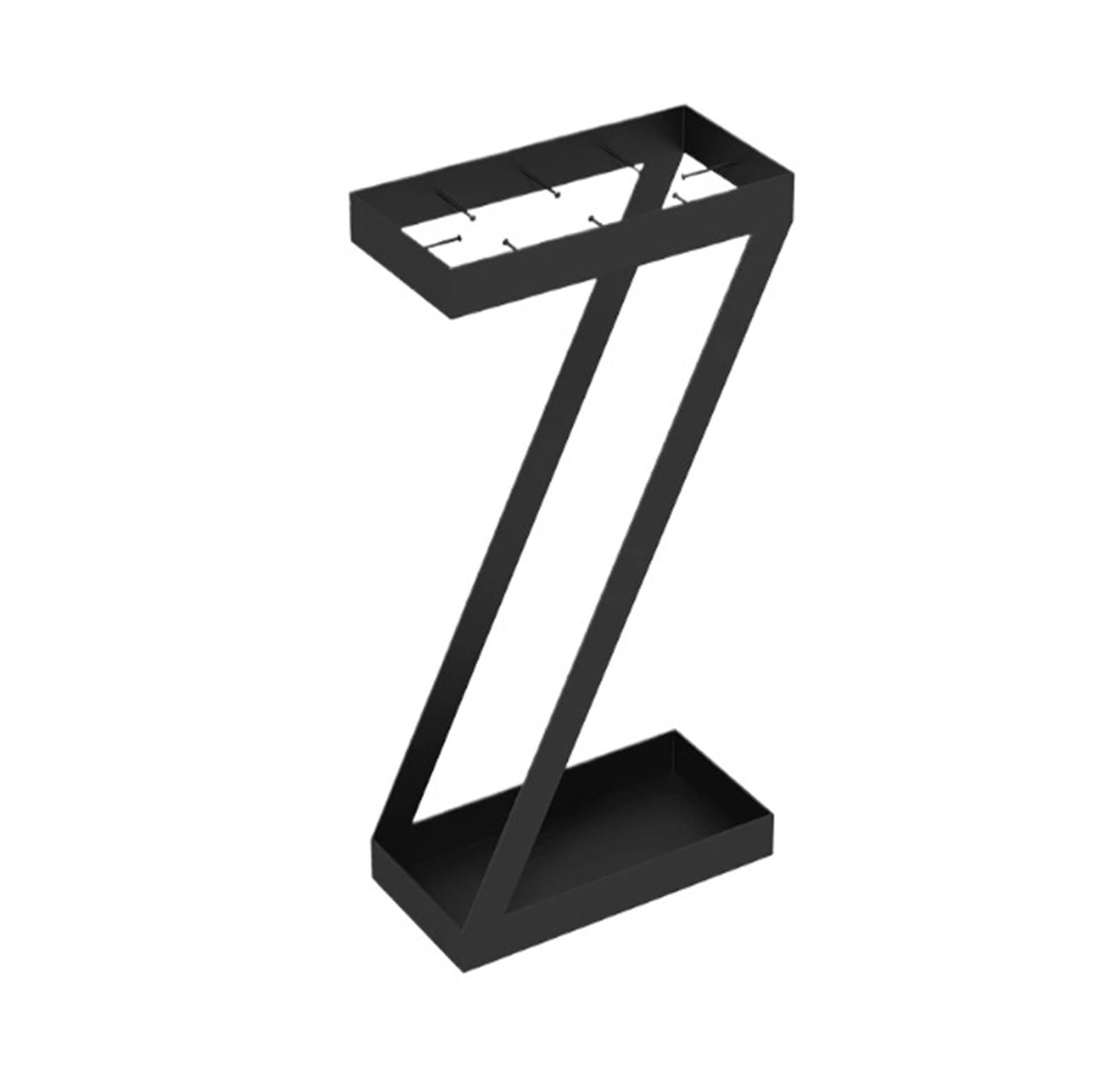 Kx9Lb8d Doorway umbrella holder Minimalist Umbrella Stand: A Self-draining Stand Suitable For Hotel Lobbies And Homes(Black,Large)