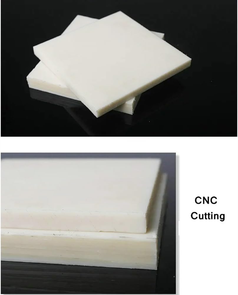 Nylon Sheet Board White 6mm-15mm Multiple Sizes(6 * 100 * 100Mm 1Pc)