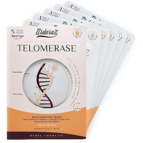 Ardaraz Mascarilla Facial Hidratante Antiedad con Telomerasa y Ácido Hialurónico Cover