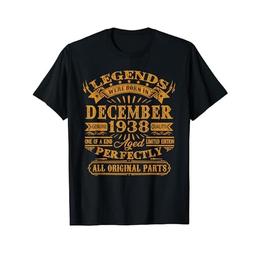 Las Leyendas Nacen En Diciembre 1938 Regalo Hombre 86 Años Camiseta