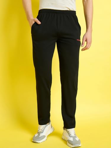 Image of bearbrother Men's Regular Fit Solid Trackpants