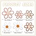 Barydat 6 Pcs Boho Nursery Decor Daisy Flower Woven Macrame Wall Hanging 3 Size Daisy Flower Wall Decor Bohemian Nursery Decorations for Home Dorm Art(Pink, Brown, White)