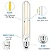 NOVELUX 7.3 Inch E26 Led Bulb 6W, Equal 80 Watt 4000K Neutral White Edison Bulbs Dimmable, T10 T9 Long Tubular Clear Glass Light Bulb 800LM for Vanity Pendant Pipe Wall Sconces - UL Cert 4Pack