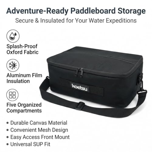 Bolsa para accesorios de tabla paddle ideal para excursiones de SUP y días de playa 4