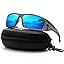 1-clear Gray Frame/Blue Mirror Lens