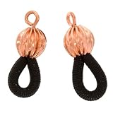 Beadaholique Ends for Eyeglass Chain/Holder, 6 Pairs, Copper Plated
