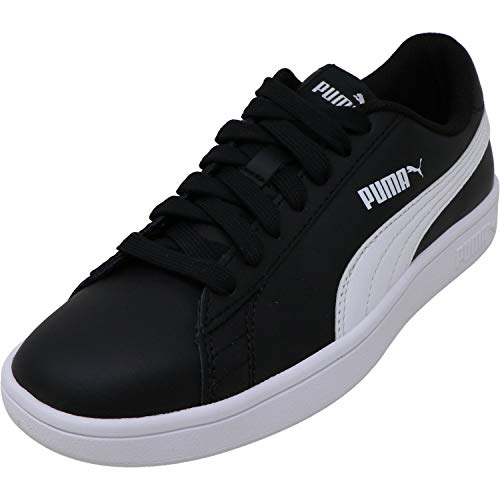 PUMA Men's Smash 2 Sneaker, BlackWhite, 9.5 M US