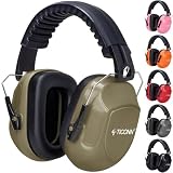 TICONN Noise Cancelling Ear Muffs for Adults, SNR 33dB Hearing Protection, Adjustable Safety...