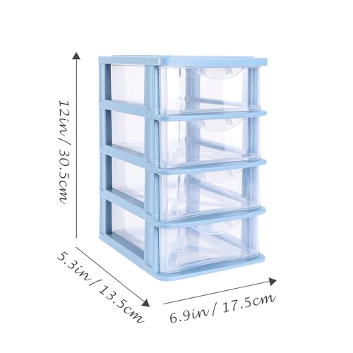 Boîte de rangement multifonction transparente tiroir bureau - 2
