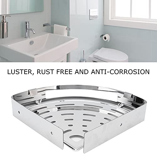 Serlium Shower Caddy Corner 304 Stainless Steel Bathroom Corner Shelves Wall Mounted Shower Organiser For Toilet Dorm Kitchen - Image 4