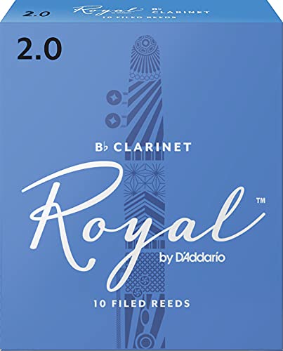 D'Addario WoodWinds ダダリオ リード Bbクラリネット用 ROYAL RCB1020 10枚入り