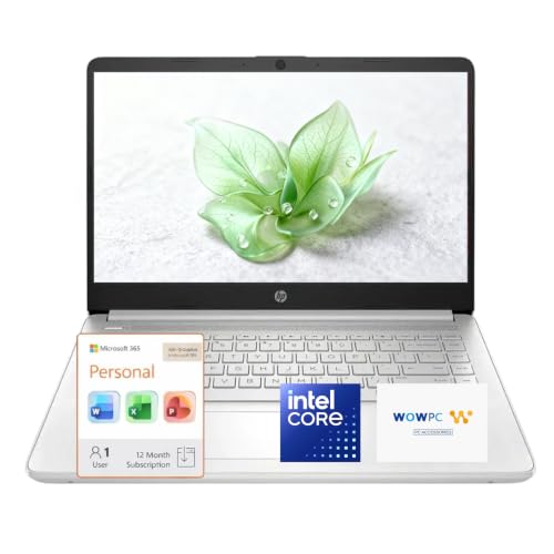 HP 14 Inch Laptop, 2027 Edition, Intel N150 Processor, 4GB DDR5 RAM, 128GB SSD, 1TB Cloud Storage, Windows 11 with Microsoft 365 - image 1