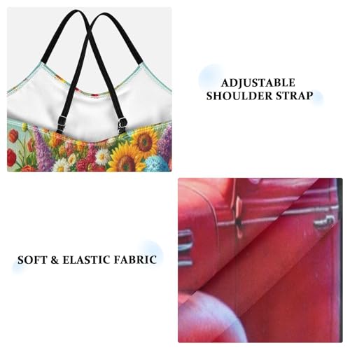 Flower Truck Dogs Bathing Suits for Girls Kids Swimsuits Swimwear Summer Beach One Piece Swimsuits3