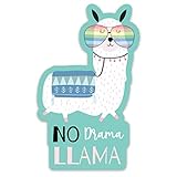 No Drama Llama Sticker Decal 4