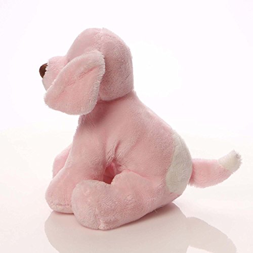 Baby GUND Spunky Dog Stuffed Animal Sound Plush, Pink, 8
